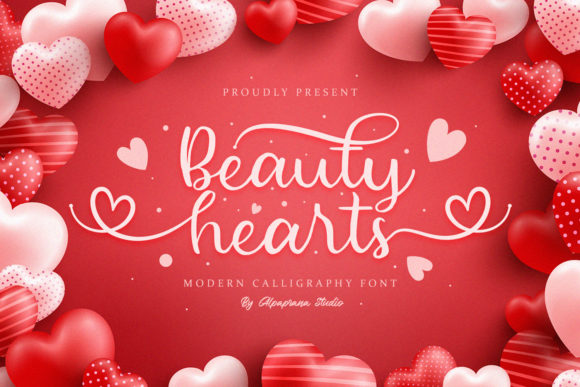 Beauty Hearts: A Handwritten Font for Editorial Design