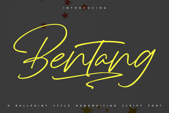 Bentang: A Handwritten Font for Makers
