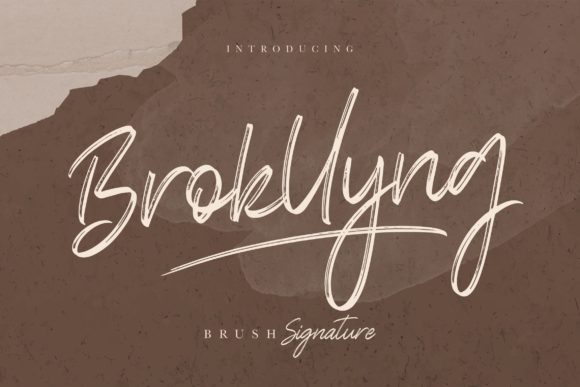 Brokllyng: A Handwritten Font for Editorial Design