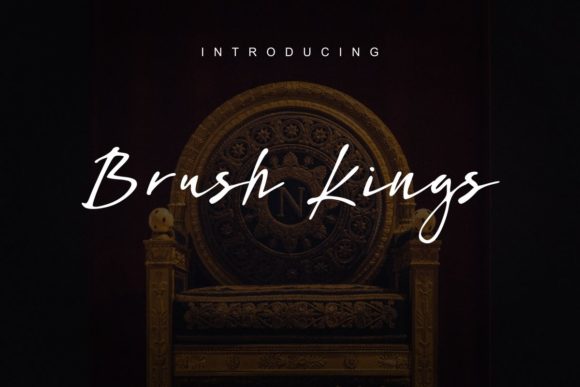 Brush Kings Font Review for Web Design