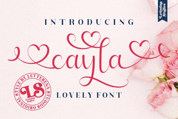 Cayla Font: A Handwritten Typeface for Crafters