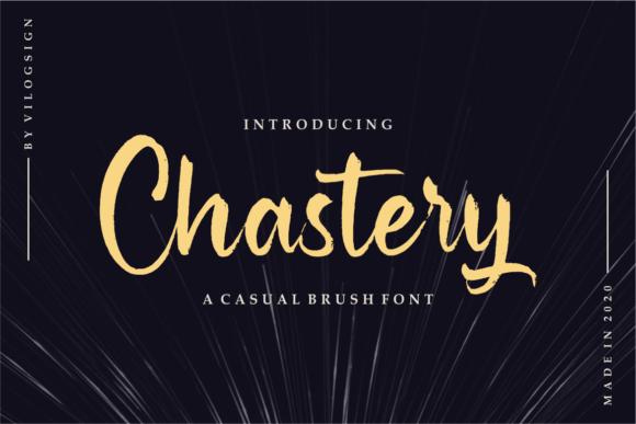 Chastery: A Handwritten Font for Makers