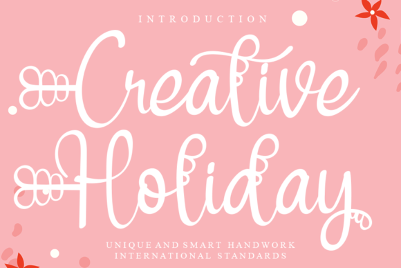 Creative Holiday Font for Brand Design