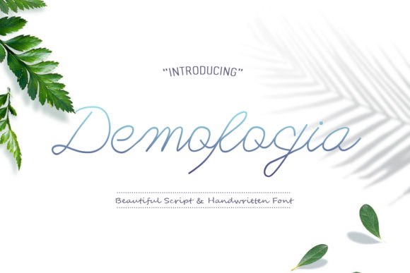 Demofogia Font Review: A Delicate Script for Modern Campaigns