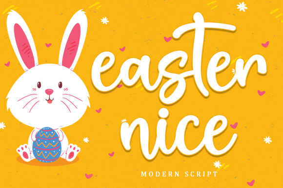 Easter Nice: A Handwritten Font for Editorial Charm