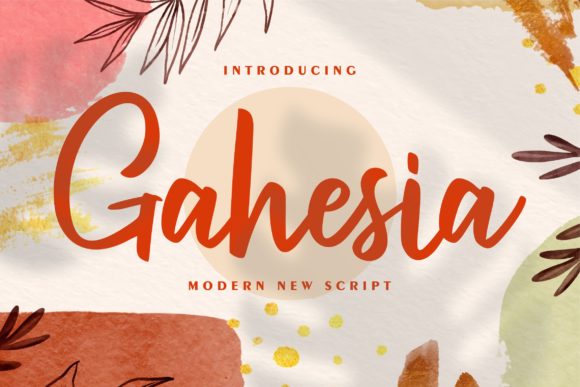 Gahesia: A Bold Handwritten Font for Crafters