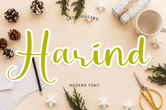 Harind: The Script Font for Handmade Brands