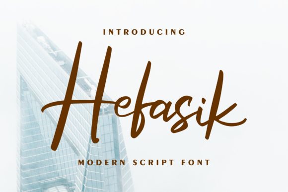 Hefasik Typeface: Elevating Brand Identity