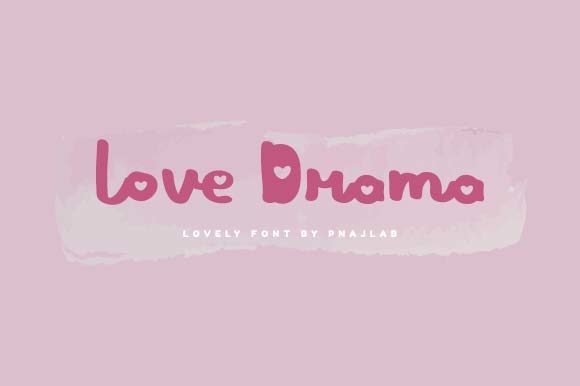Love Drama: A Handwritten Font for Digital Design