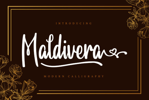Maldivera Font: A Romantic Touch for Branding