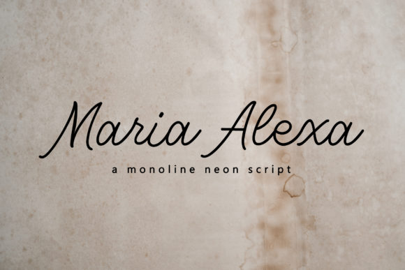 Maria Alexa Font: A Designer’s Guide to Delicate Script