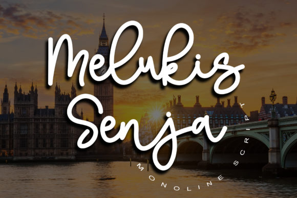 Melukis Senja: A Simple Script Font for Branding
