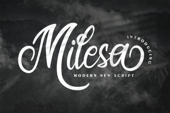 Milesa Font: Elevating Web Design with Handwritten Elegance