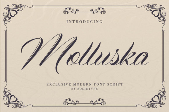 Molluska: A Handwritten Font for Crafters