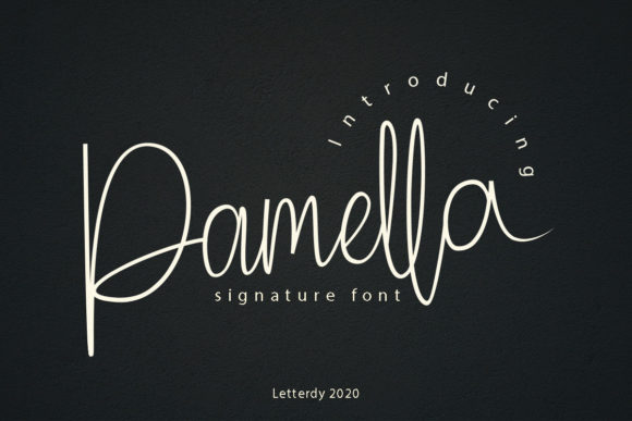 Pamella Script Font for Modern Web Design