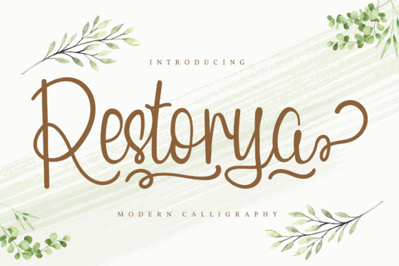 Restorya: A Handwritten Font for Modern Campaigns