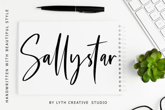Sallystar: A Handwritten Font for Makers