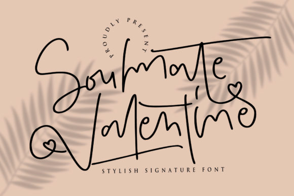 Soulmate Valentine: A Script Font for Editorial Charm