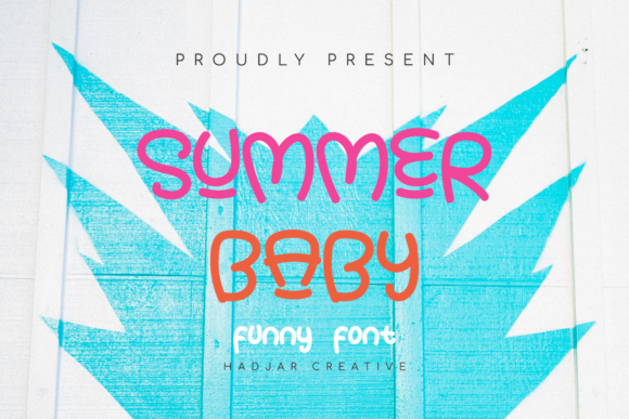 Summer Baby: A Playful Handwritten Font for Editorial Design