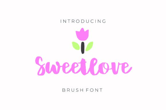 Sweetlove Font: A Bold Handwritten Typeface for Web