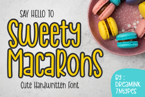 Sweety Macarons Font Review for Branding