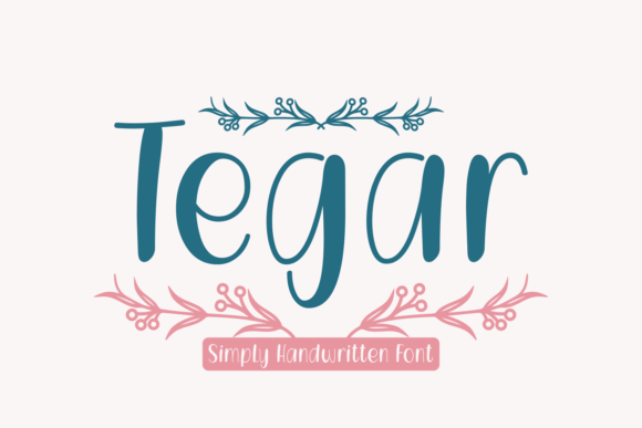 Tegar Font: Elevate Your Handmade Brand with Elegant Script