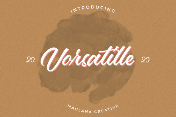 Vorsatille: A Daring Script Font for Editorial Design