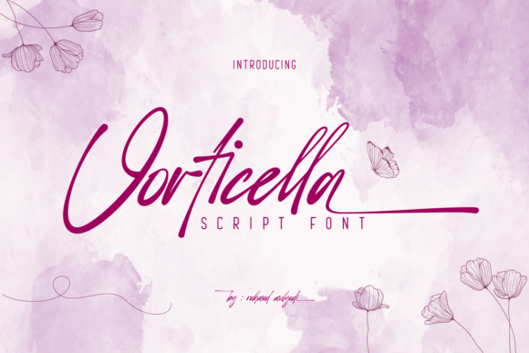 Vorticella: A Polished Script Font for Crafters
